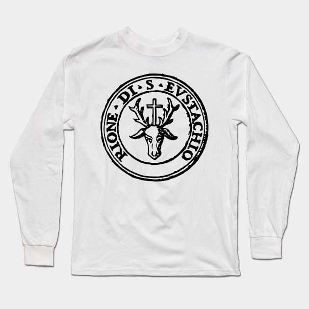 Rione S. Eustachio b-text Long Sleeve T-Shirt by NextStop